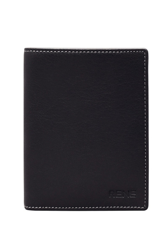 Genuine leather gents wallet / Black