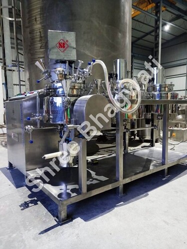 Skid Mounted 25 Kgs Cream Lotion Manufacturing Plant