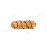 23mm Tiger Print Acrylic Paint Roller - Acrylic Material, 23mm Size, Black & Yellow Color | Wall Painting Accessory