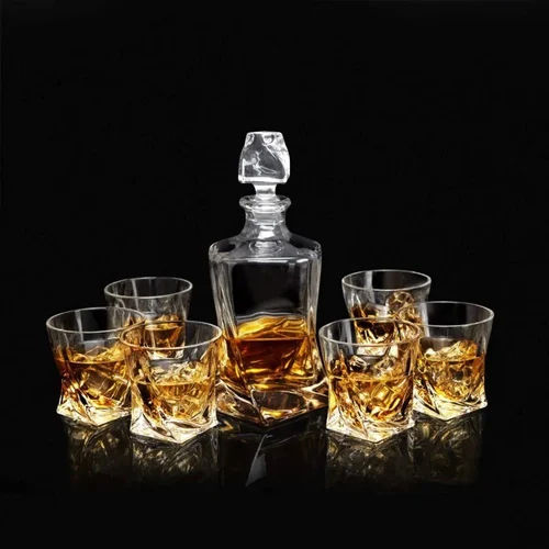 Transparent Crystalwhisky Glass 7 Pcs Set