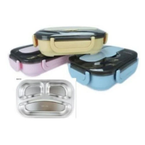 Rectangle 3 Partition Lunch Box