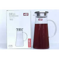 Glass Water Jug - 1.3 Litre Capacity, Transparent Design For Home Use at  365.00 INR at Best Price in Delhi | Balah Crockery