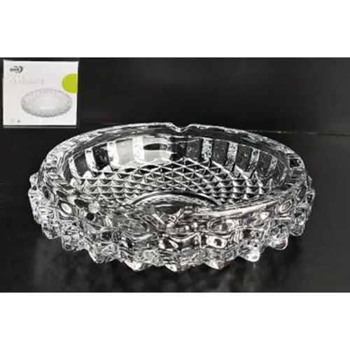 Transparent Crystal Round Glass Ashtray