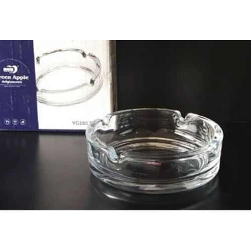 Transparent Deli Round Glass Ashtray