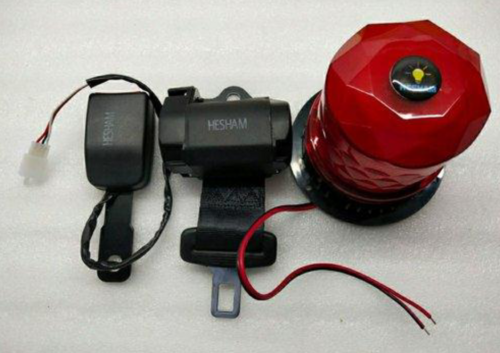 Forklift Safety Seat Belt With Alarm Warning Light