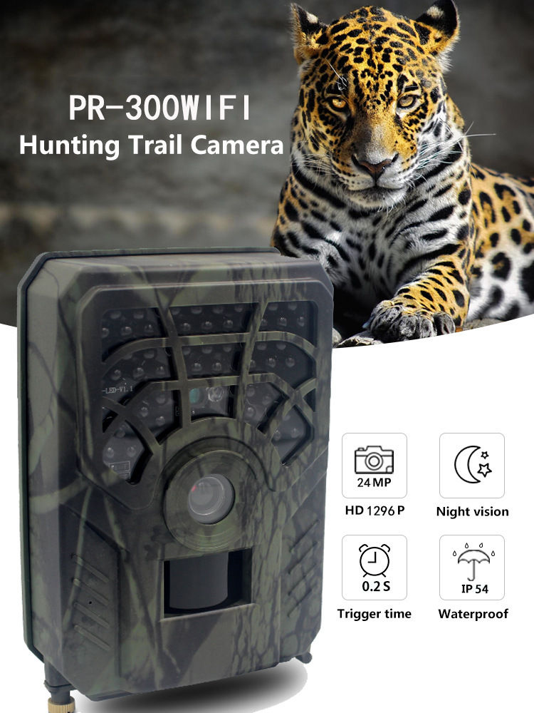 Trail Camera Hunting Camera with Night Vision Motion Activated Waterproof IP54 Trail Cam