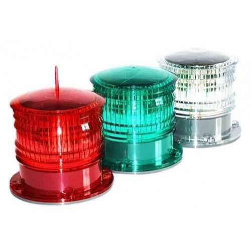 Multicolored Marine Solar Navigation Light