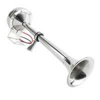 Steel 12-24v Electric Dc Single Trumpet Horn
