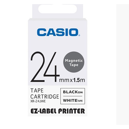 24mm Black on White Casio Tape(CG55)