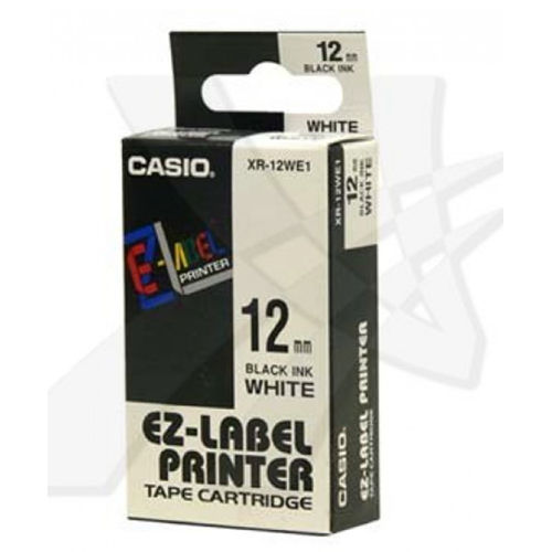 12mm Black on White Casio Tape(G31)