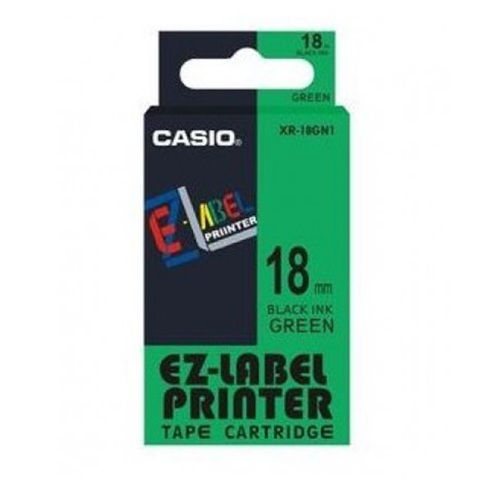 18Mm Black On Green Casio Tape(G18) Use: Printing Industry