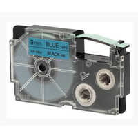 9mm Black On Blue Casio Tape (g20) - Regular Label Tape | Ideal For The Printing Industry, Durable For High-volume Usage