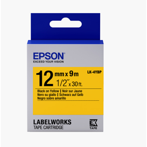 Epson LW Tape- LK-4YBP- 12mm