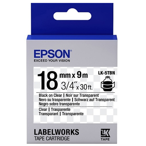 Epson LW Tape- LK-5TBN- 18mm