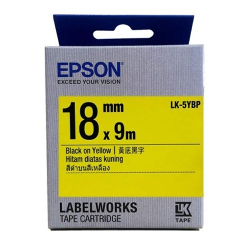Epson LW Tape- LK-5YBP- 18mm