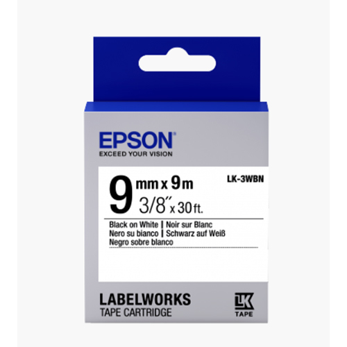 Epson LW Tape- LK-3WBN-9mm