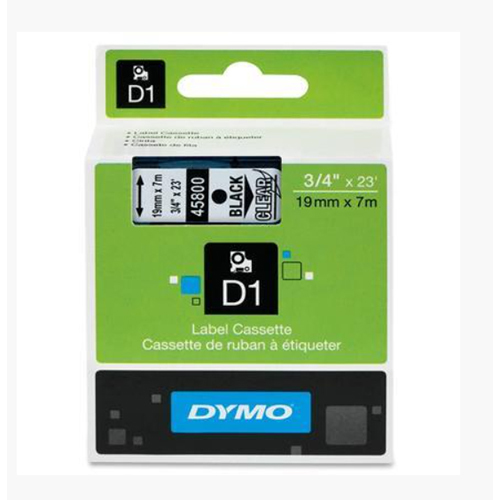 Dymo Original Black on Clear Tape (S0720820-45800)