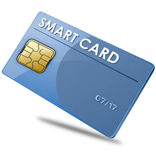 Blue Double Sided PVC Smart Card