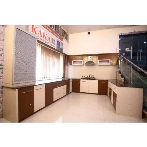 Modular Printed PVC Kitchen Cabinet