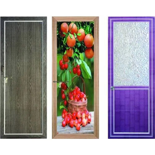 Multicolour Kaka Pvc Digital Door