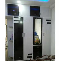 Kaka Pvc Wardrobe - Color: White And Black