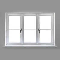 White Upvc Windows - Color: Gray