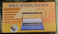 A4/FS SPIRAL BINDING MACHINE-MANUAL