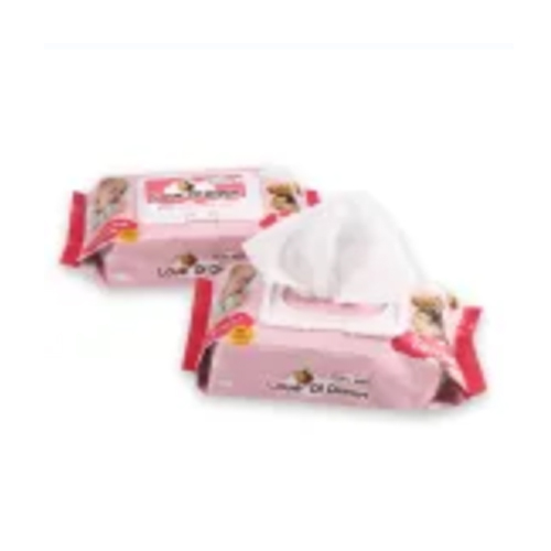 60pcs Eco-Friendly Organic Baby Wipes Unbleached Pure Water Formula