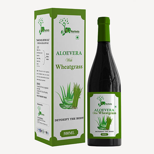 Tonic & Syrup 500 Ml Aloevera Wih Wheatgrass Juice