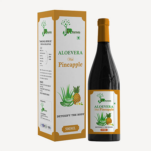 Herbal Medicine 500 Ml Aloevera With Pinapple Juice