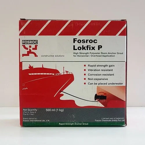  Fosroc Lokfix P हाई स्ट्रेंथ पॉलिएस्टर रेजिन एंकर ग्राउट आवेदन: निर्माण