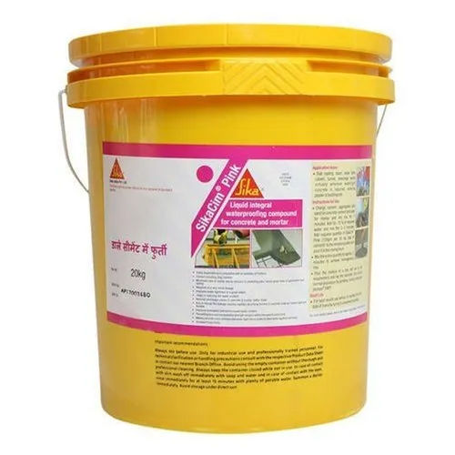 SikaCim Pink Liquid Integral Waterproofing Compound