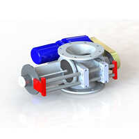 Rotary Airlock Valve - Stainless Steel, Different Sizes Available | Industrial Use, Airtight Seal for Bulk Material Control