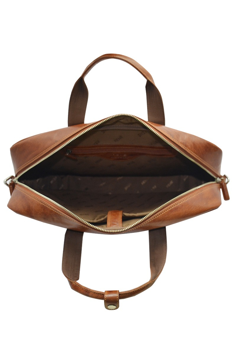Genuine leather tan professional bag