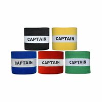 Sas Sports Captain Arm Band Junior - Elastic Nylon Fabric, Junior Size, Multicolor | Anti-drop Design With Inner Elastic Stripe And Magic Tape