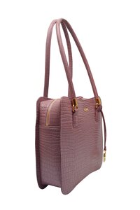 Genuine leather rose ladies bag