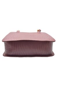 Genuine leather rose ladies bag