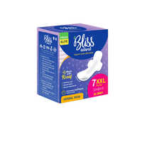 XXL Slimmy Organic Sanitary Pads - Cotton, XXL Size, White Color | High Absorption, Leak Guard, Cotton Net Top Surface