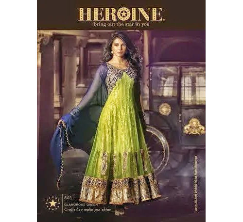 Green & Blue Anarkali Suits