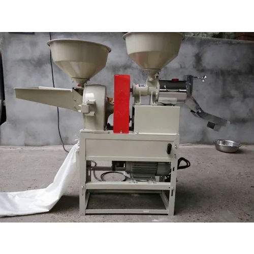 Metal Semi Automatic Rice Mill Machine