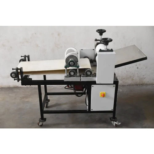 White Semi Automatic Papad Making Machine