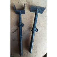 Scaffolding U Jack - Iron Material, 3kg Weight, Dimensions Of 300mm, 450mm, 600mm | Non-adjustable Design, Versatile Application