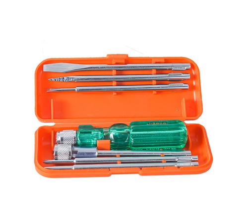 Screwdriver Kit 6 blades With Extension