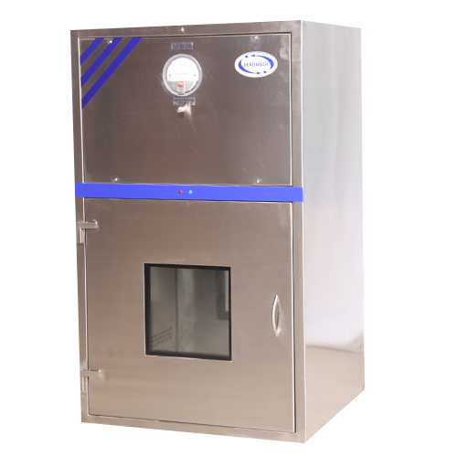 Laboratory Stainless Steel Dynamic Pass Box - 900x900x900mm | Customizable Size, Commercial Application, 800W Power, Satin Finish