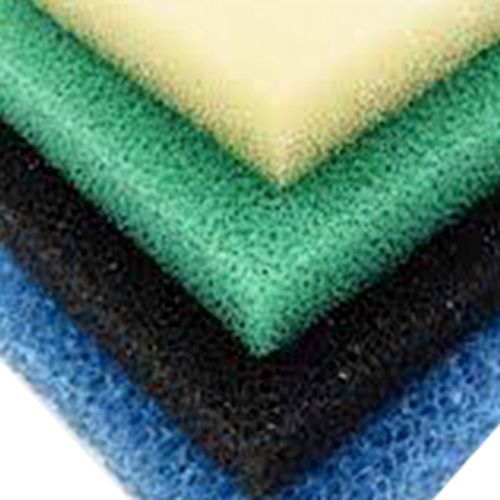 Multicolor Reticulated Polyurethane Foam