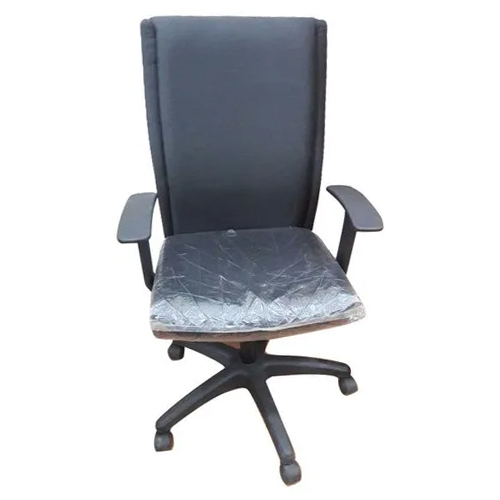 Fixed Arms Black Executive Chair Carpenter Assembly