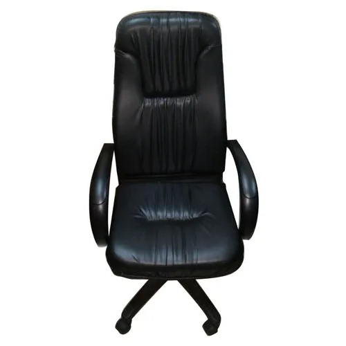 Black Leather Executive Chair Carpenter Assembly