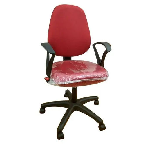 Red Leather Office Chair Design: One Piece