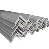 Stainless Steel Equal Angle - Polished Finish, Silver Color | High-quality Steel Product For Versatile Applications