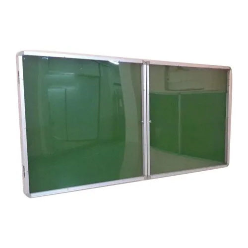 Green Acrylic Covered Notice Board